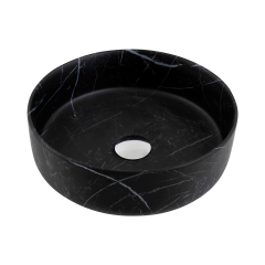 Умывальник Venus Dark Round Marble 35 см купить в САНН Одесса