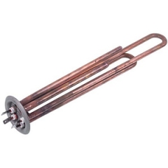 ТЭН фланцевий для бойлера 34013100000 Kawai 2000W (мідний) L=310mm фланец 64mm (під анод M4) купить в САНН Одесса