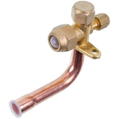 Кран сервисный (порт) 1/2" кутовий 90° для кондиционера купить в САНН Одесса