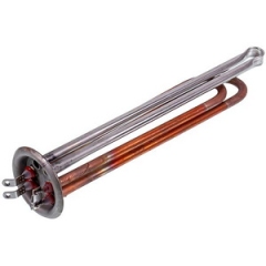 ТЭН фланцевий для бойлера Thermex 2000W (мідний) фланец 63mm, 2 трубки під датчик (під анод M6) купить в САНН Одесса
