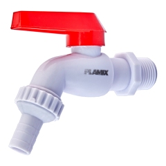 Пивной кран PVC (White+red) Plamix PVI-1/2" (PM0631) купить в САНН Одесса