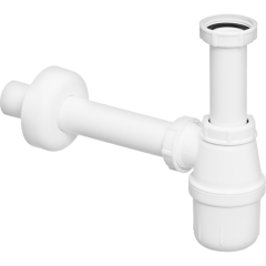 Сифон для раковины VIEGA 1 1/4″х1 1/4″  пластик белый бутыл. б/г 108694
