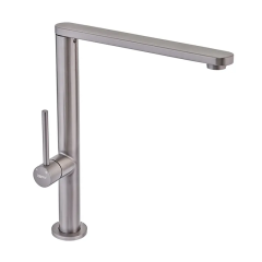 Смеситель для кухни ZERIX KFM-011 Graphite из нерж. стали SUS304 (ZX4865)