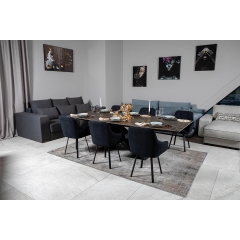 Стіл BELFORT 240х100х76 Laminam Emperador Extra (5mm)