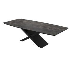 Стіл BELFORT 240х100х76 Laminam Naturali Noir Desir (5mm)