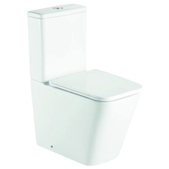 Унітаз-компакт Mixxus Premium Quadro-0401-R 610x365x825mm, система змиву RIMLESS (MP6457)
