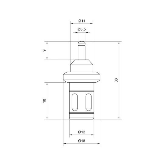 Термоэлемент  для антиконденсац. кл. 70⁰C "Icma" №9023, изображение 5