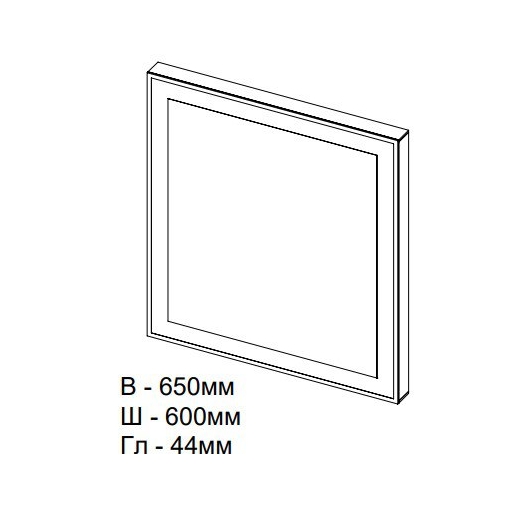 Дзеркало Diamant 60 см, изображение 5
