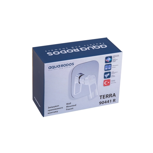 Смеситель для душа TERRA скрытого монтажа 90447R (1 функция), изображение 3
