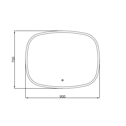 Дзеркало Callisto 90x70 см sensor з підсвіткою, изображение 5