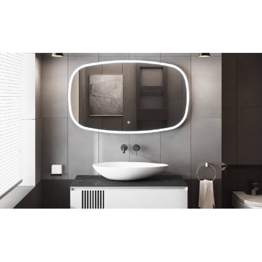 Дзеркало Callisto 90x70 см sensor з підсвіткою, изображение 6