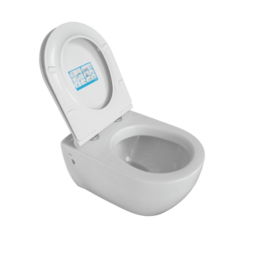 Унітаз консольний City 018700 з кришкою Slim Soft-Close, изображение 3
