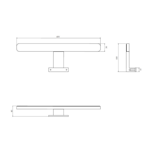 LED підсвічування Alpha LUX 7.0 W, хром, изображение 6