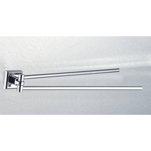 Рушникотримач подвійний динамічний Леонардо 9931, изображение 2