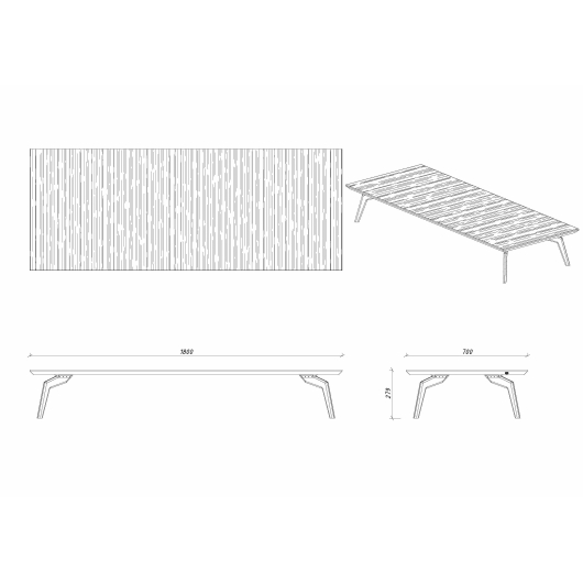Стіл журнальний Рона 120x60x27,5 (шпон горіх), изображение 2