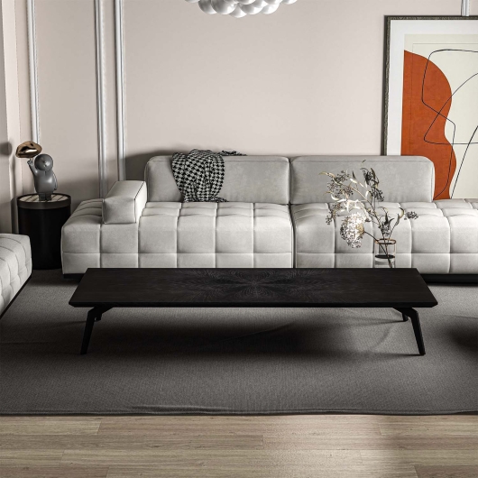 Стіл журнальний Рона 120x60x27,5 (шпон горіх), изображение 3