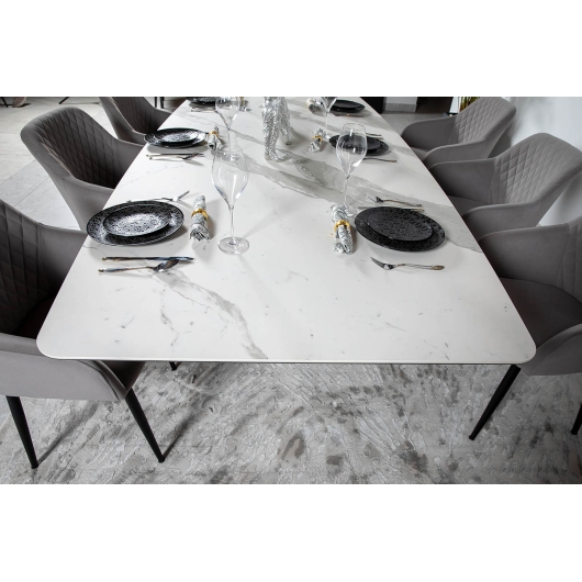 Стіл BELFORT 260х120х76 Laminam Bianco Statuario Venato (5mm), изображение 6