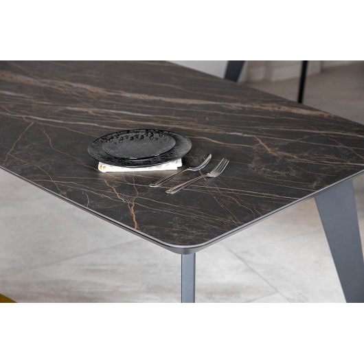Стіл DETROIT 260х120х76 Laminam Naturali Noir Desir (5mm), изображение 5