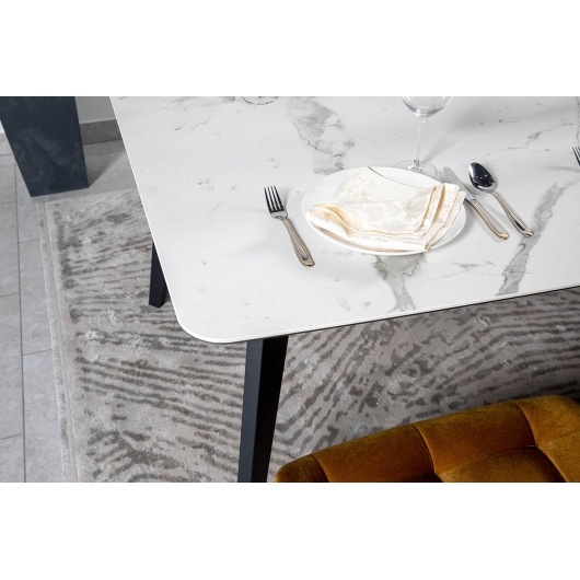 Стіл DETROIT 260х120х76 Laminam Bianco Statuario Venato (5mm), изображение 3