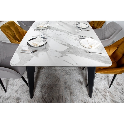Стіл DETROIT 260х120х76 Laminam Bianco Statuario Venato (5mm), изображение 7