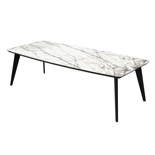 Стіл DETROIT 240х100х76 Laminam Invisible white (5mm), изображение 2