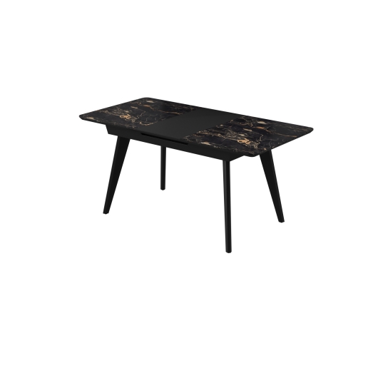 Стіл ДЕНВЕР 120(160)*80*76 RICHMOND BLACK (9mm), изображение 2