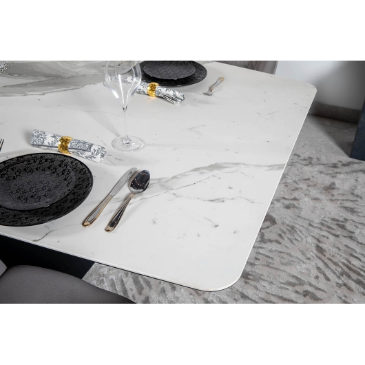 Стіл BELFORT 240х100х76 Laminam Bianco Statuario Venato (5mm), изображение 5