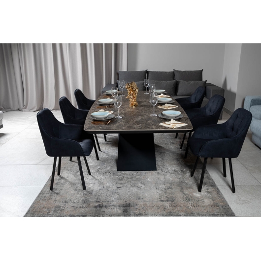 Стіл BELFORT 240х100х76 Laminam Emperador Extra (5mm), изображение 3