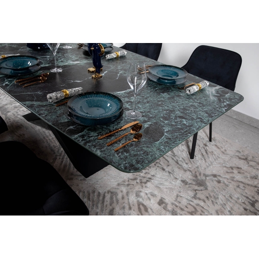 Стіл BELFORT 240х100х76 Laminam Verde Alpi Lucidato (5mm), изображение 4