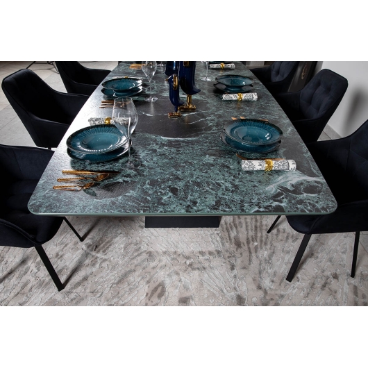Стіл BELFORT 240х100х76 Laminam Verde Alpi Lucidato (5mm), изображение 5