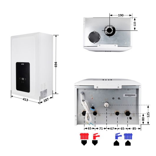 Котел газовый Airfel ELEGANT 24 кВт 2023, изображение 2
