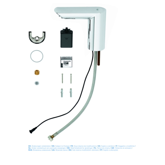 Змішувач для раковини з сенсорним керуванням Grohe Bau Cosmo E (36452000), изображение 3
