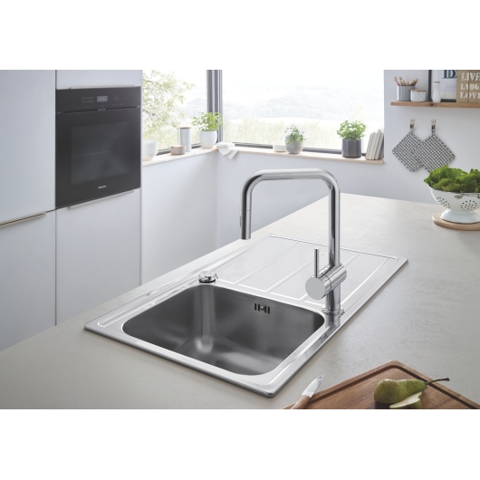 Смеситель для кухни GROHE MINTA с выдвижным изливом (32322002), изображение 5