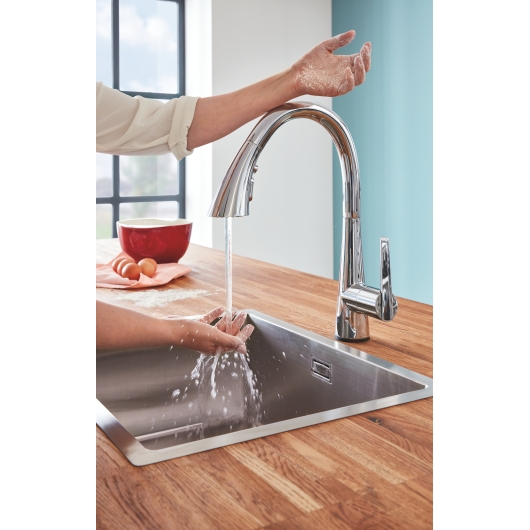 Мийка для кухні із нержавіючої сталі Grohe K700 (31726SD0), изображение 2