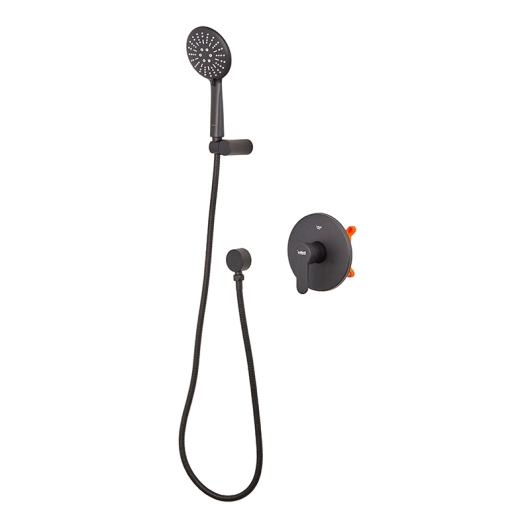 Змішувач для душу Haiba Amanda 003 (Inner) Black (HB3956), изображение 5