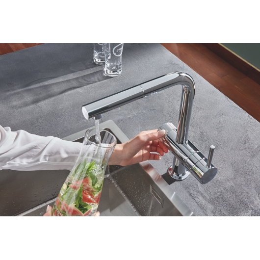 Змішувач для кухні з підключенням до фільтру Grohe Blue Pure (31721000), изображение 5