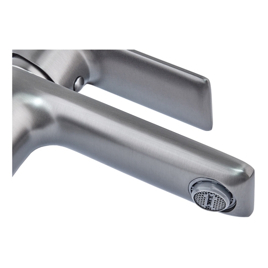 Змішувач для умивальника Haiba Alex 001 Graphite (HB3992), изображение 2