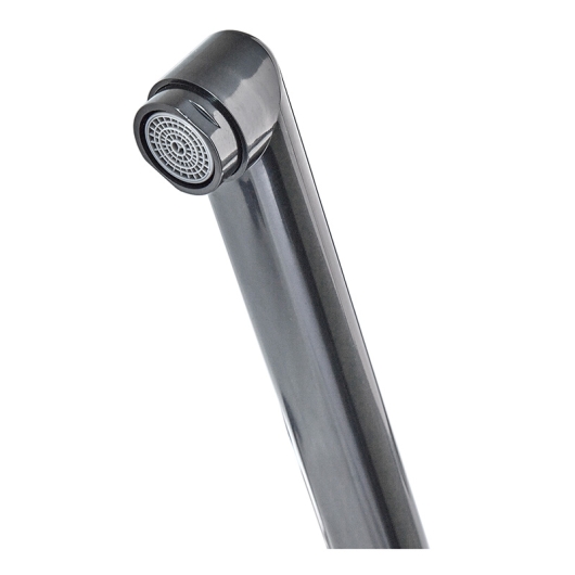 Змішувач для ванної Plamix Sirius-140 Black (зі шлангом та лійкою) (PM0638), изображение 3