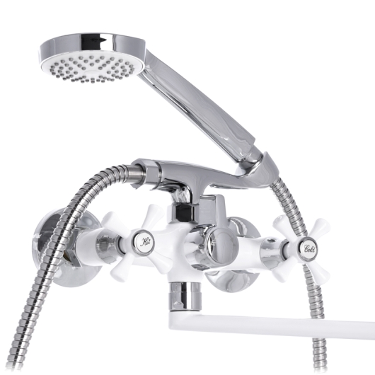Змішувач для ванни Mixxus Omega 140 White (MI2768), изображение 3