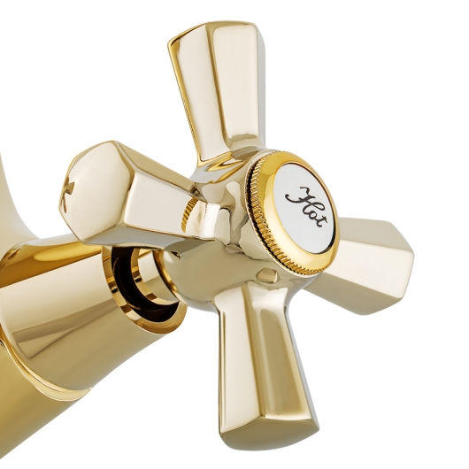 Змішувач для умивальника Mixxus Premium Retro Gold-161 (MI5848), изображение 3