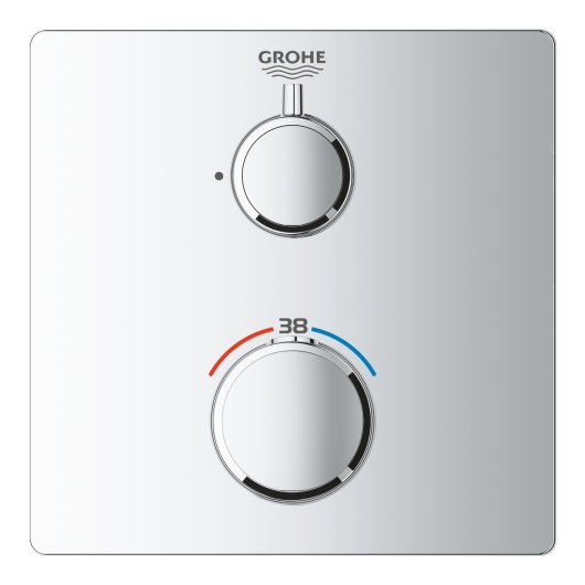 Термостат прихованого монтажу для 1 споживача Grohe Grohtherm Convent. Concealed (24078000), изображение 2