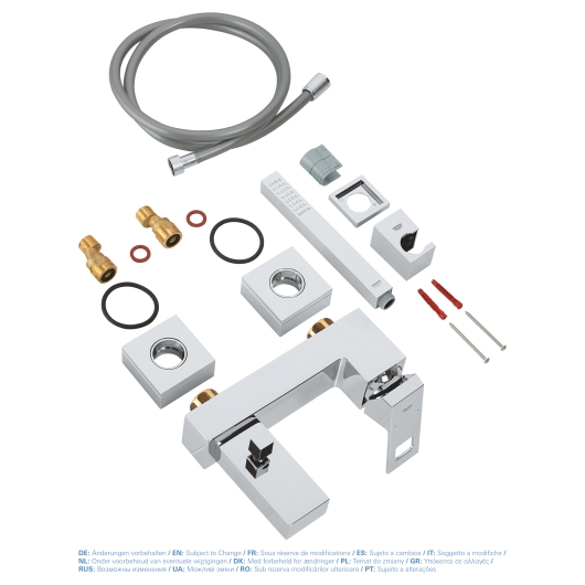 Змішувач для ванни Grohe Eurocube (23141000), изображение 4
