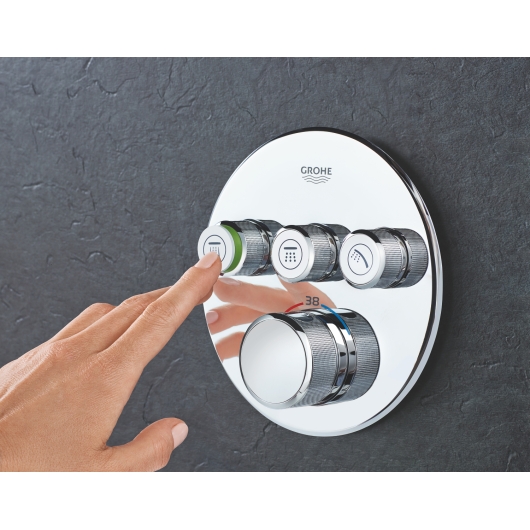 Термостат прихованого монтажу на 3 споживача Grohe Grohtherm SmartControl (29121000), изображение 6