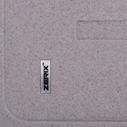 Мийка кухонна Zerix ZS-6243S-07 Мармурова (ZX4574), изображение 2