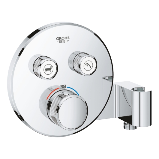 Термостат прихованого монтажу на 2 споживача Grohe Grohtherm SmartControl (29120000), изображение 2