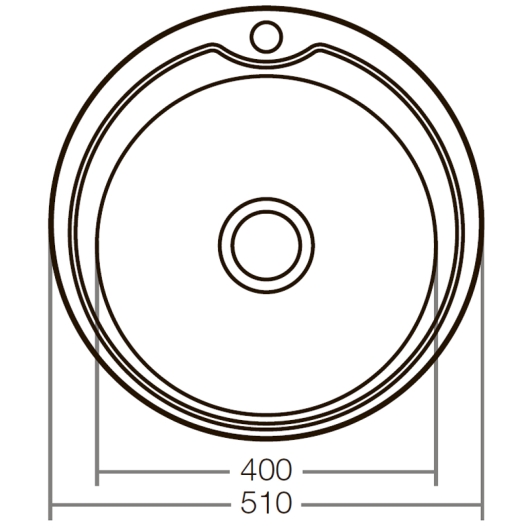 Мийка кухонна ZERIX Z510-08-180E (satin) (ZX1586), изображение 4