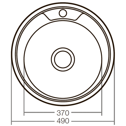 Мийка кухонна Zerix Z490-08-180E (Satin) (ZX1584), изображение 3
