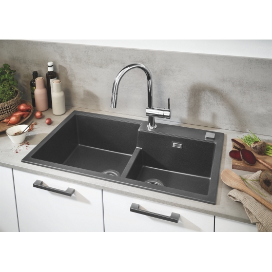 Змішувач для кухні з висувним виливом Grohe Minta (32321002), изображение 3