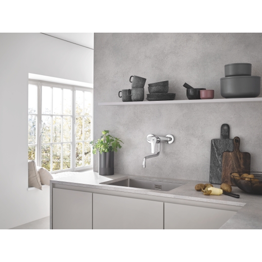 Змішувач для кухні для настінного монтажу Grohe Eurosmart New (32224003), изображение 4