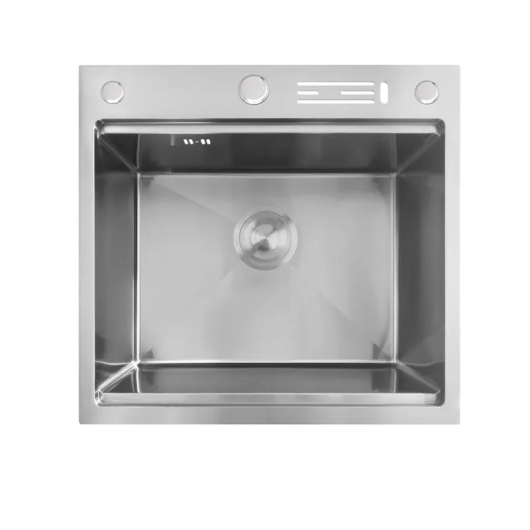 Мийка Mixxus MH5050-SK NANO-SILVER (3.0/0.8) з н.ст. зі сходинкою для суш.,з підст.під ножі(нерж.)(